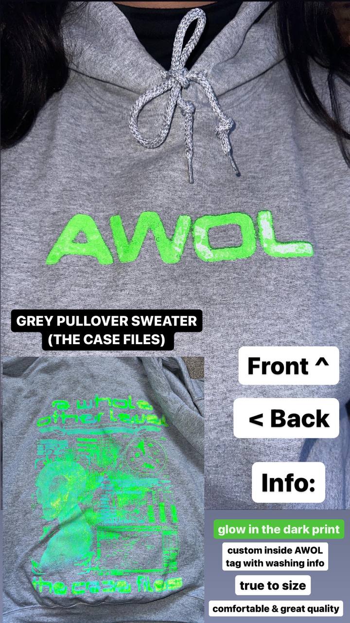 Grey AWOL Pullover Sweater