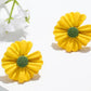Small Acrylic Daisy Studs for Women