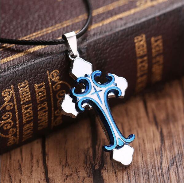 Unisex Stainless Steel Cross Necklace