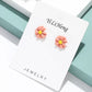 Small Acrylic Daisy Studs for Women