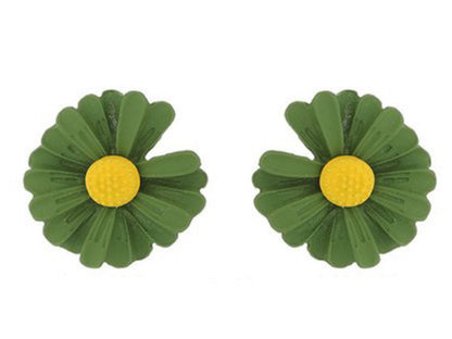 Small Acrylic Daisy Studs for Women