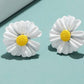 Small Acrylic Daisy Studs for Women